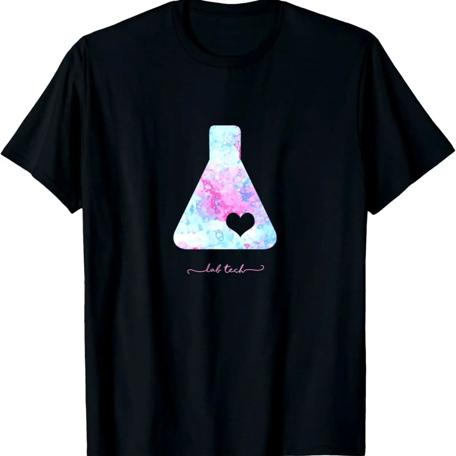 Medical Lab And Science - ハート付きビーカー 医療技術者 ラブウィークギフト Tシャツ 180g サイエンス