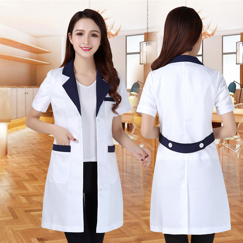 女性の白い夏のコート,科学実験室のガウン,美容サロンのスリム - Medical Lab And Science のレビューと価格