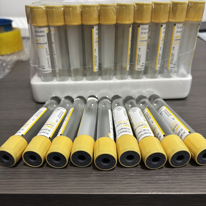 使い捨てゲルおよび凝固活性剤入りチューブ 黄色チューブ 真空 - Medical Lab Blood Test のレビューと価格
