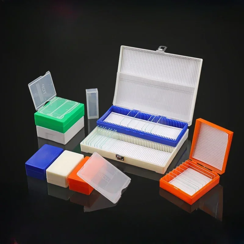 顕微鏡スライドボックス生物学的分解バイオスライススロット収納 - Pathology Slide Storage のレビューと価格