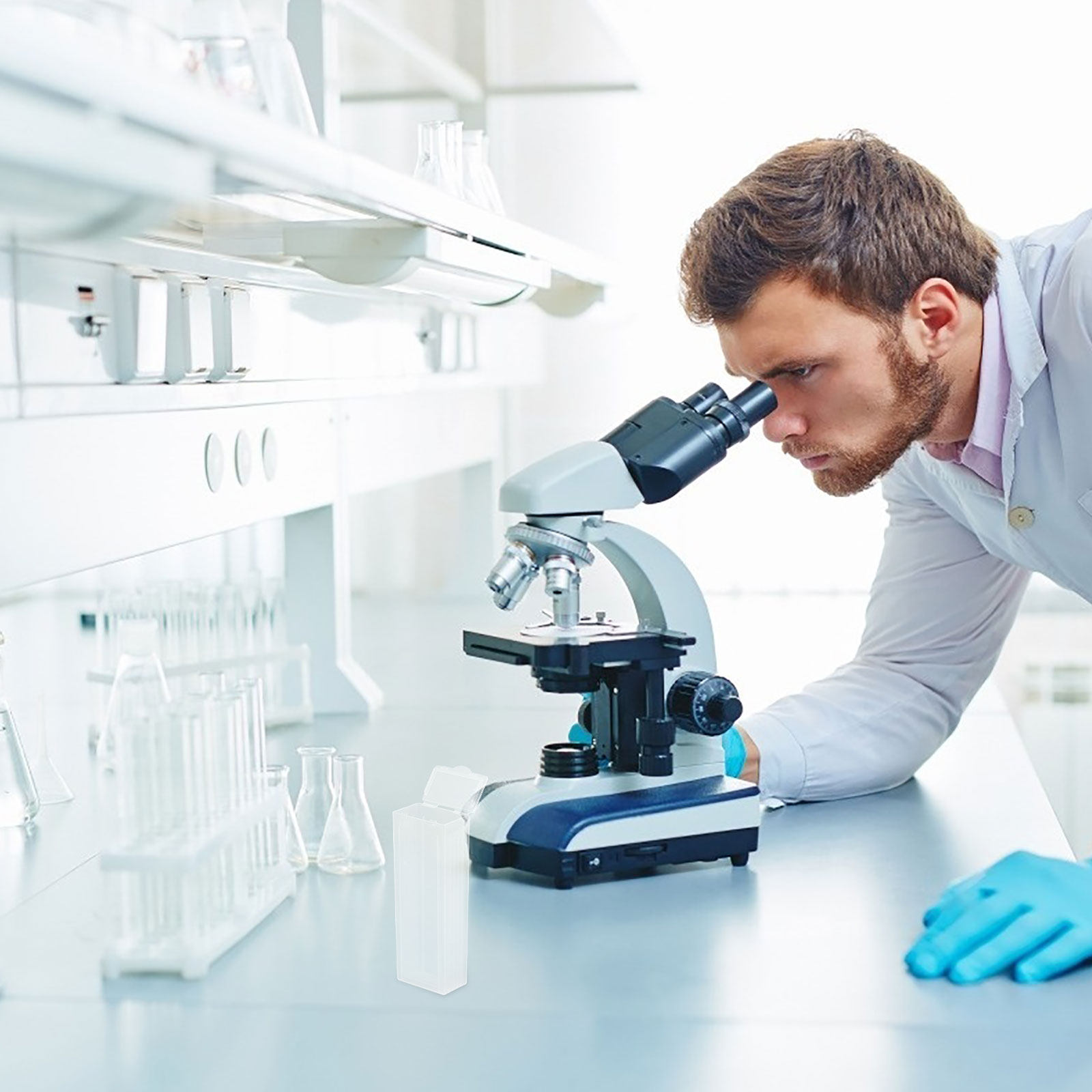 5個入りスライド収納ボックス 病理学ラボ用ABSプラスチック - Pathology Slide Storage のレビューと価格
