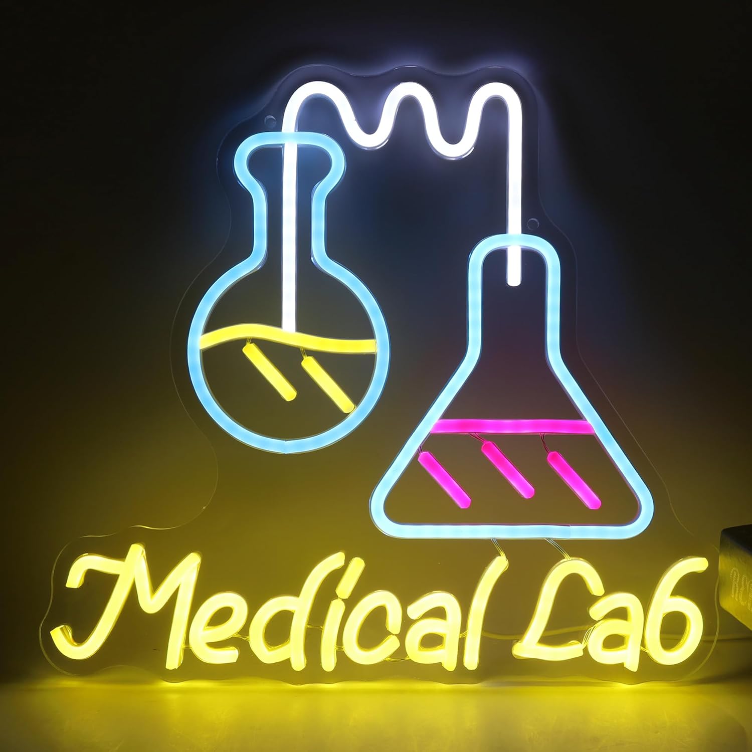 科学研究所ネオンサインUSB電源LEDライト教室医療研究所研 - Medical Lab And Science のレビューと価格