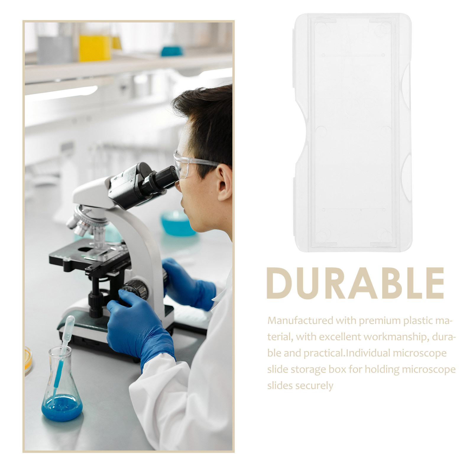 100個入り病理スライドホルダー プラスチック製顕微鏡スライ - Pathology Slide Storage のレビューと価格