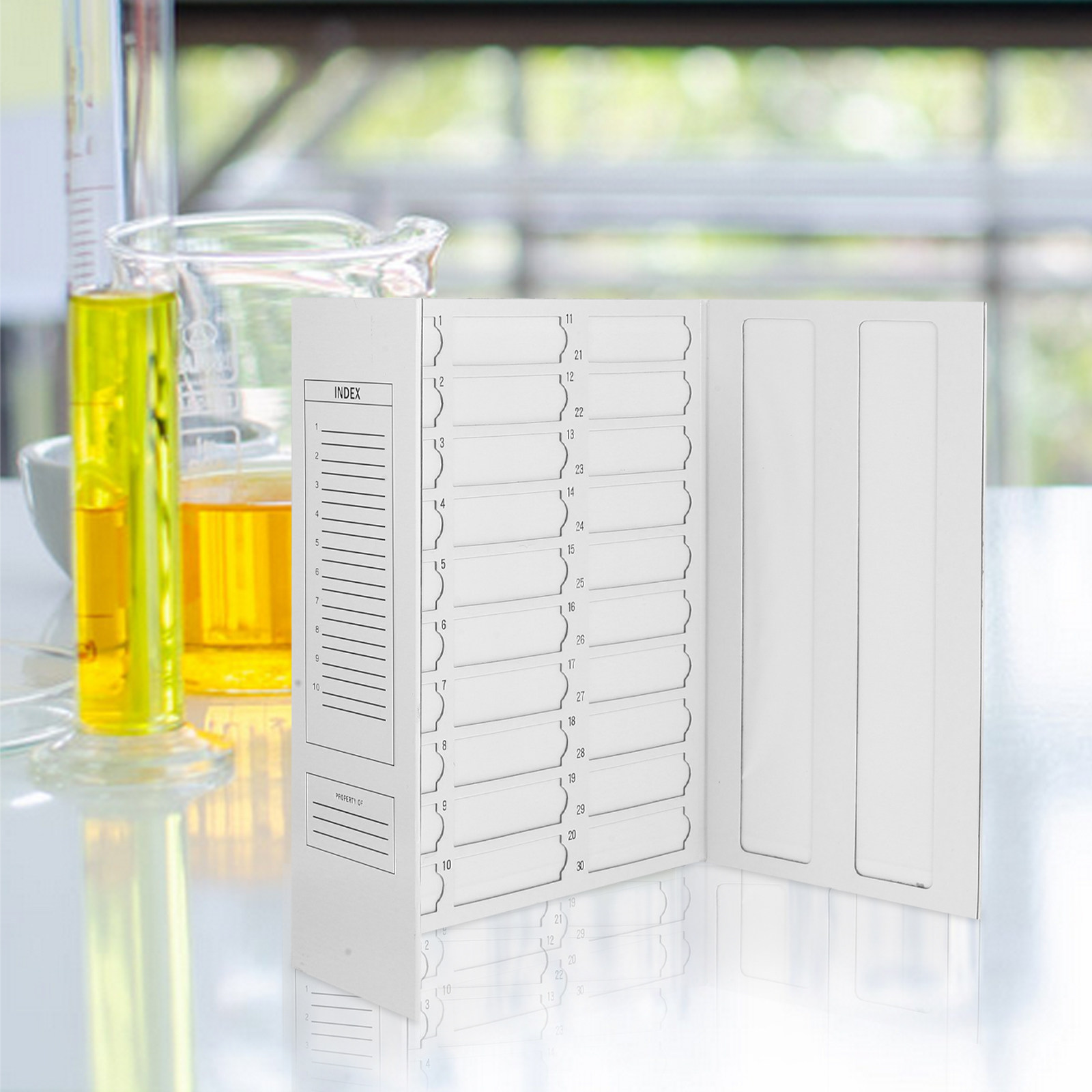 顕微鏡スライド収納ボード 軽量紙製スライド操作ボード 病理学 - Pathology Slide Storage のレビューと価格