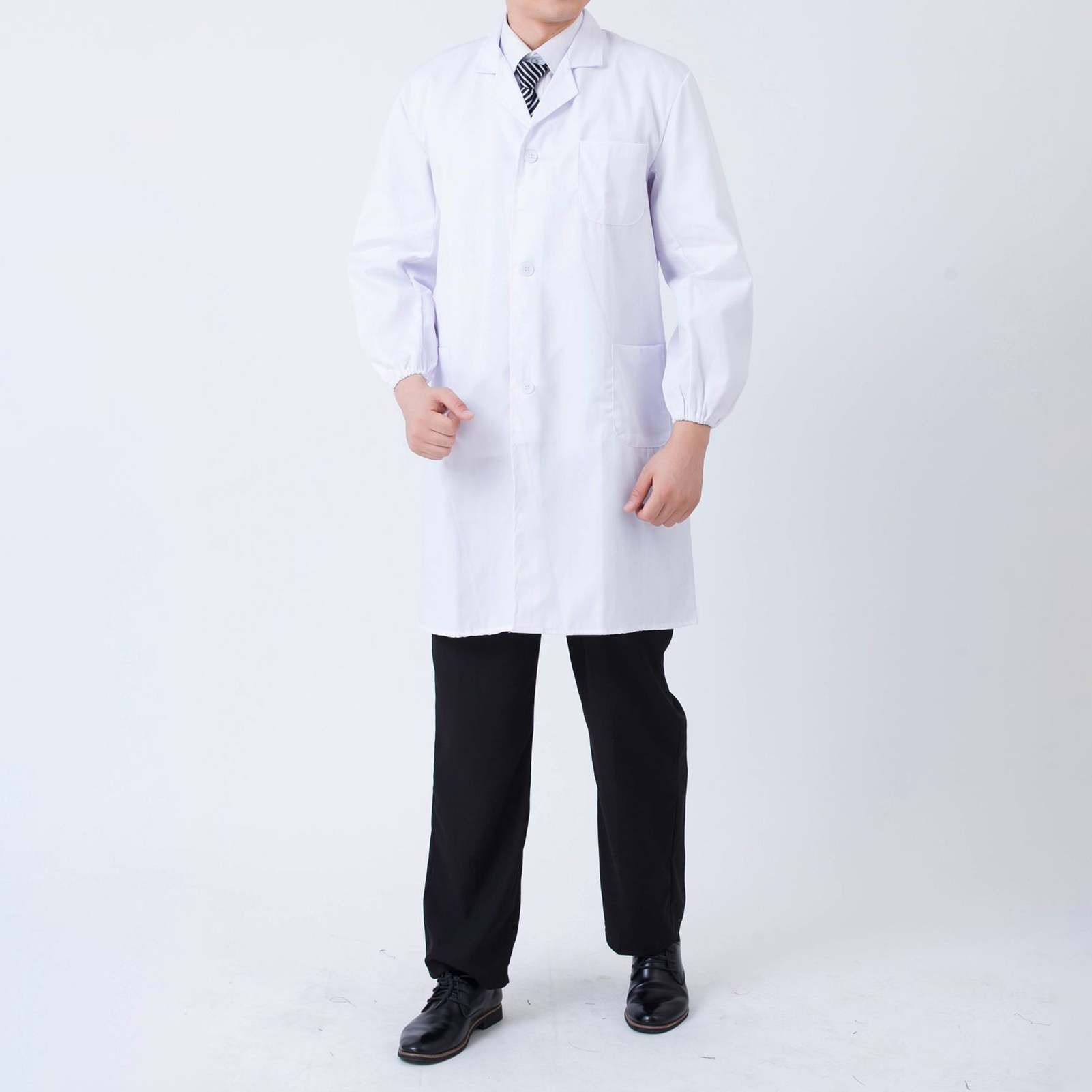 医学生白い白衣、伸縮性のある袖口付き、病院科学者学校向けの肌 - Medical Lab Scientist のレビューと価格